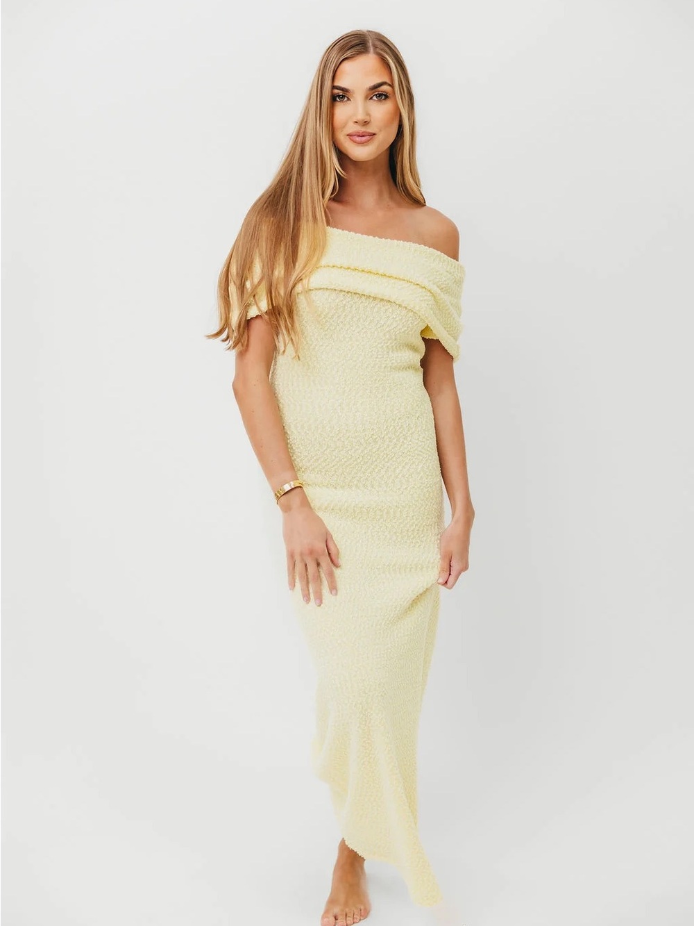 Butter Yellow Maxi Dress - Bump Friendly